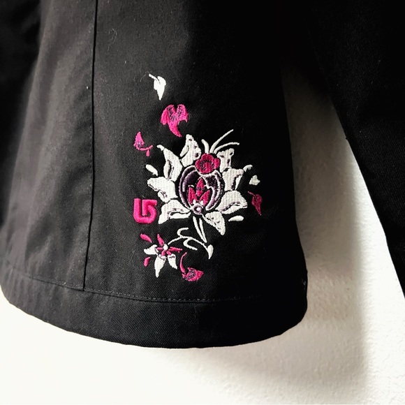 Burton Ladies Black and Pink Snowboard Winter Snow Coat Jacket Size Large - Picture 9 of 11